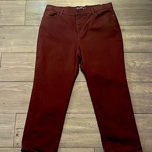 Velvet Wine Jeans from JCpenny
